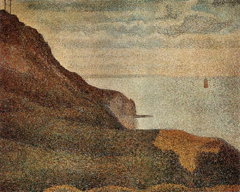 Georges Seurat The Landscape of Port en bessin